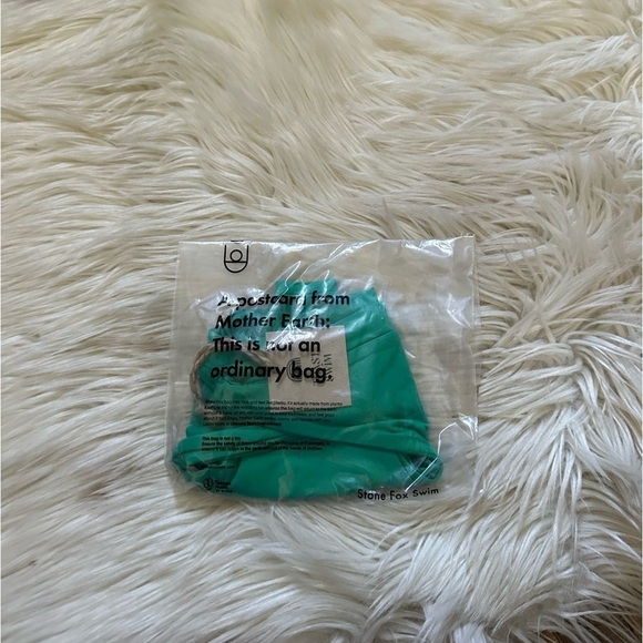 FREE PEOPLE x TOAST SWIM Signature Cut Out Bottoms In Emerald - Picture 2 of 3
